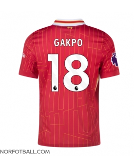 Billige Fotballdrakt Liverpool Cody Gakpo #18 Replika Hjemmedrakt 2024-25 Kortermet